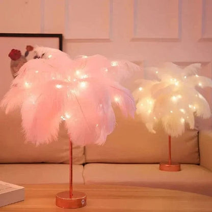 FeatherGlow™ draadloze veren tafellamp – productafbeelding 5
