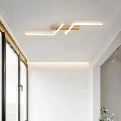 ZigZagGlow™ dimbare zigzag LED-plafondlamp – productafbeelding 1