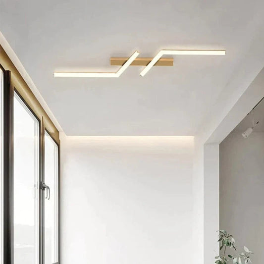 ZigZagGlow™ dimbare zigzag LED-plafondlamp – productafbeelding 1