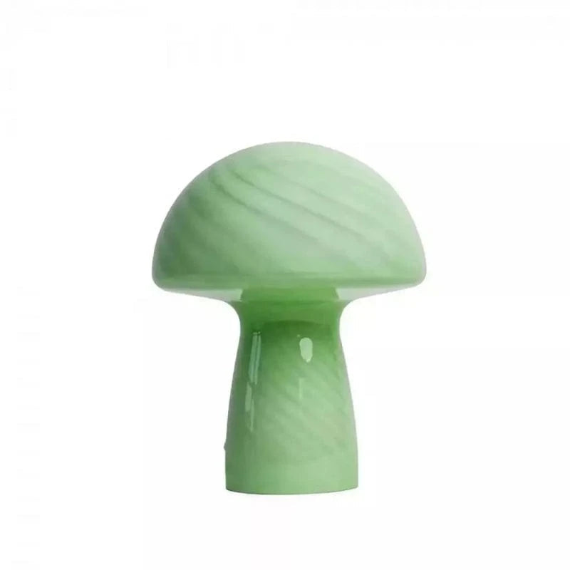 LumaGlow™ gestreepte paddenstoellamp van glas – productafbeelding 11