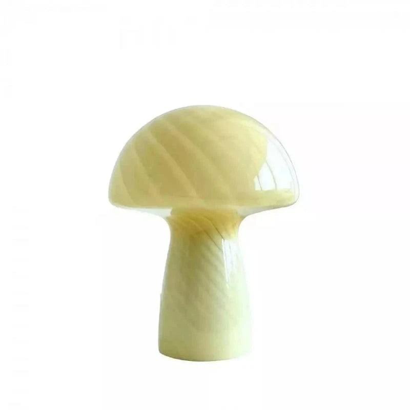 LumaGlow™ gestreepte paddenstoellamp van glas – productafbeelding 12
