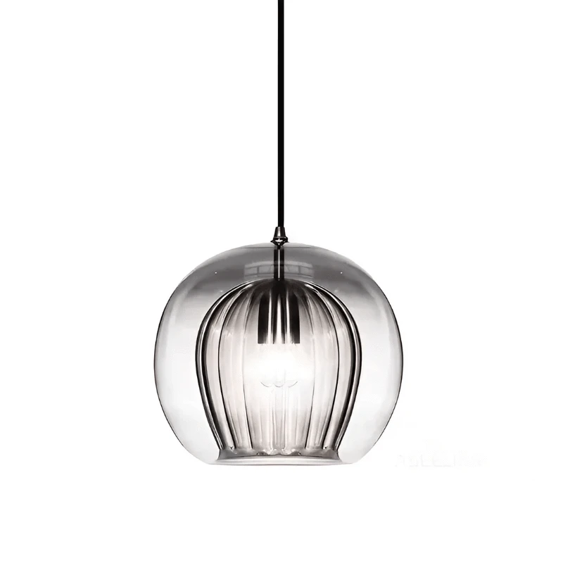 LuxeGlow™ glazen bolhanglamp met E27-fitting – productafbeelding 1