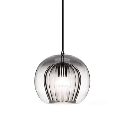 LuxeGlow™ glazen bolhanglamp met E27-fitting – productafbeelding 1