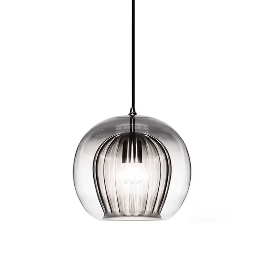 LuxeGlow™ glazen bolhanglamp met E27-fitting – productafbeelding 1