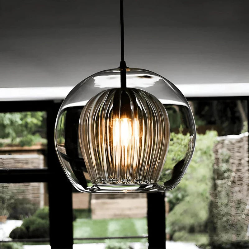 LuxeGlow™ glazen bolhanglamp met E27-fitting – productafbeelding 2