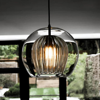 LuxeGlow™ glazen bolhanglamp met E27-fitting – productafbeelding 2