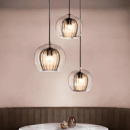 LuxeGlow™ glazen bolhanglamp met E27-fitting – productafbeelding 8