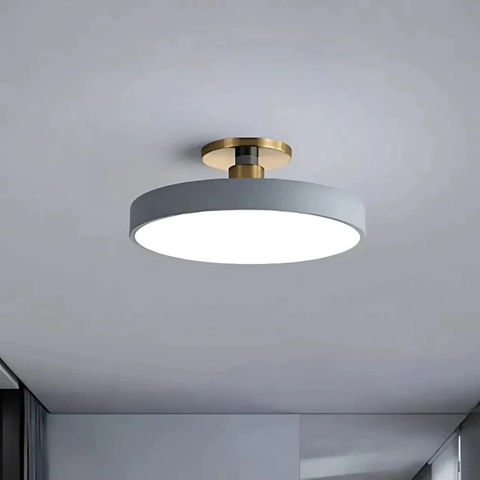 LumaGlow™ ronde LED-plafondlamp met pompoendesign – productafbeelding 2