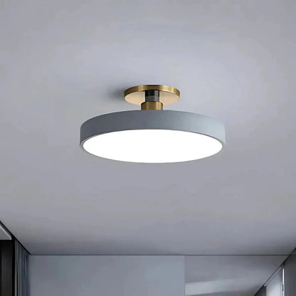 LumaGlow™ ronde LED-plafondlamp met pompoendesign – productafbeelding 2