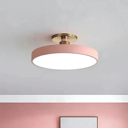 LumaGlow™ ronde LED-plafondlamp met pompoendesign – productafbeelding 3
