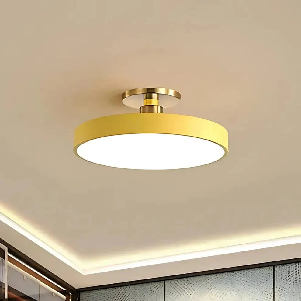 LumaGlow™ ronde LED-plafondlamp met pompoendesign – productafbeelding 4