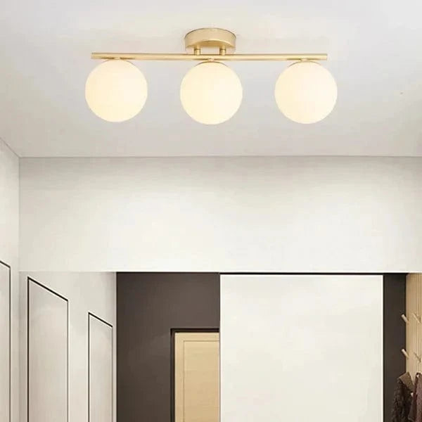 LumaSphere™ glazen LED-plafondlamp met meerdere lichtkoppen – productafbeelding 5