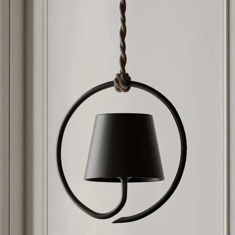 LumiRing™ industriële ringhanglamp van metaal – productafbeelding 2