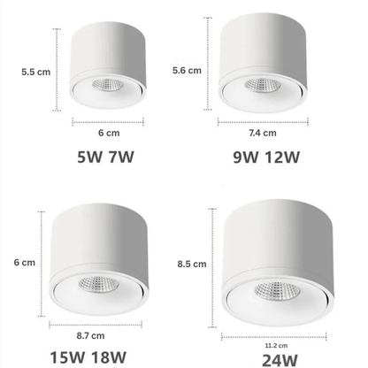 LumaSphere™ 360° verstelbare LED-plafondspot – productafbeelding 7