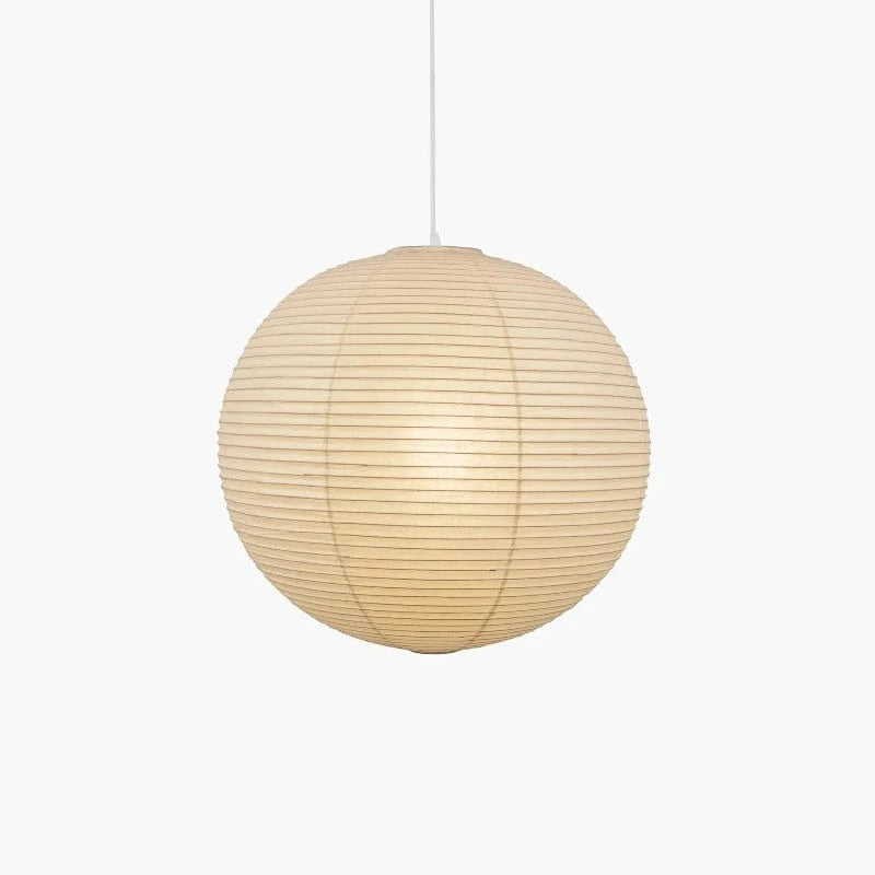 LumiSphere™ Japandi hanglamp van rijstpapier – productafbeelding 1