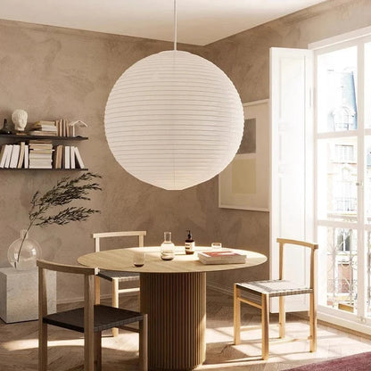 LumiSphere™ Japandi hanglamp van rijstpapier – productafbeelding 2