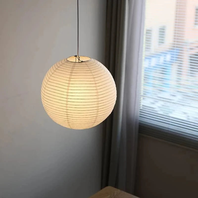 LumiSphere™ Japandi hanglamp van rijstpapier – productafbeelding 6