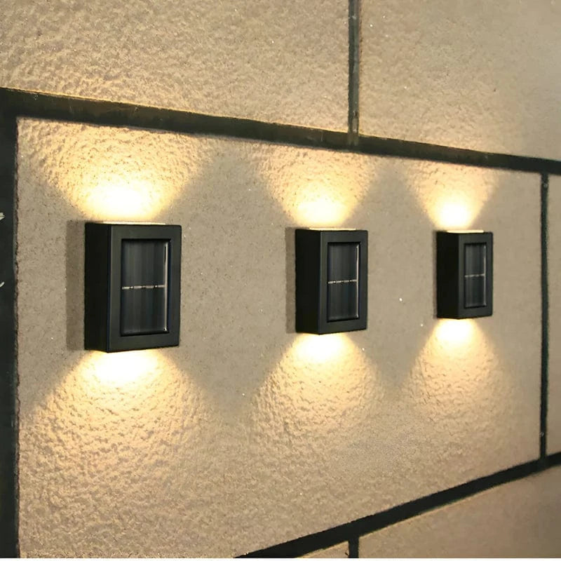 LumiGuard™ draadloze solar buitenwandlamp – productafbeelding 8