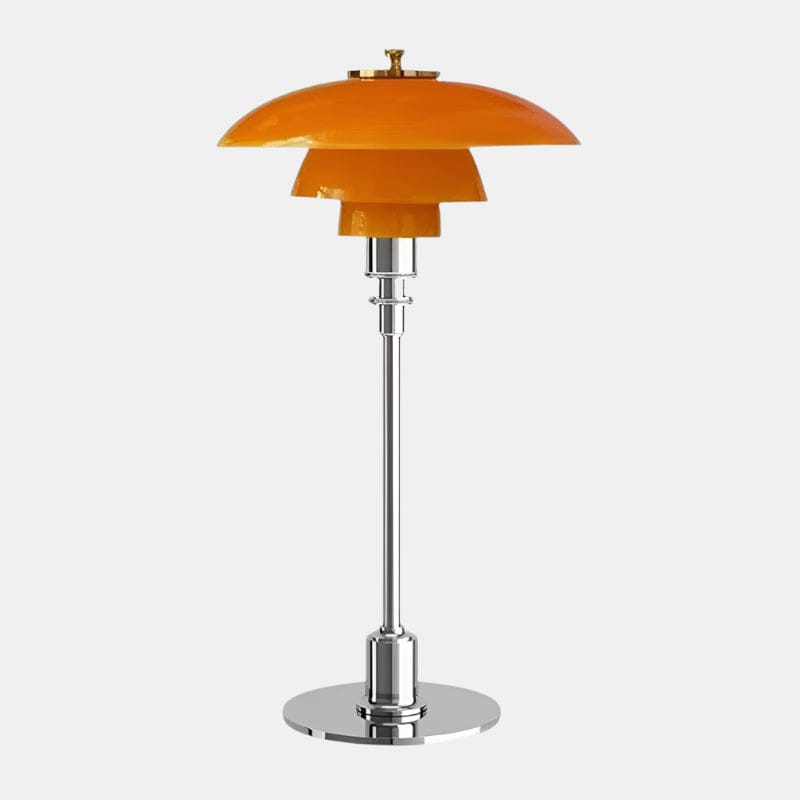 LumaGlow™ glazen LED-tafellamp met Scandinavisch design – productafbeelding 1
