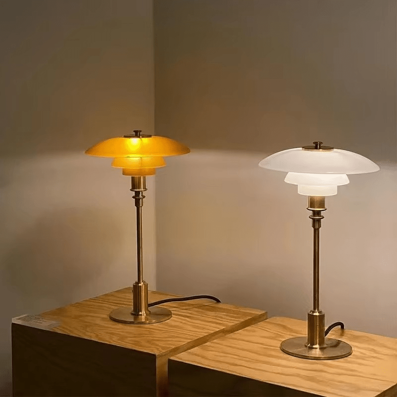 LumaGlow™ glazen LED-tafellamp met Scandinavisch design – productafbeelding 5