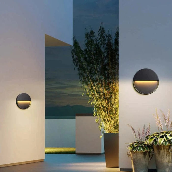 LumiSphere™ ronde IP65 LED-buitenwandlamp van aluminium – productafbeelding 3