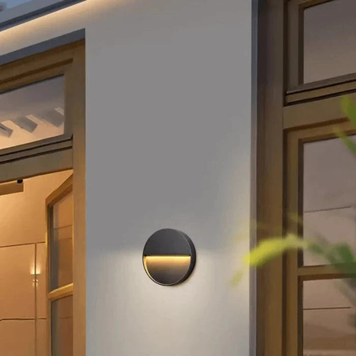 LumiSphere™ ronde IP65 LED-buitenwandlamp van aluminium – productafbeelding 5