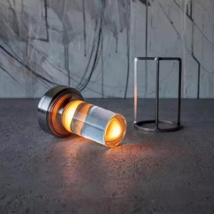 LumiSphere™ draadloze touchlamp van glas en metaal – productafbeelding 4