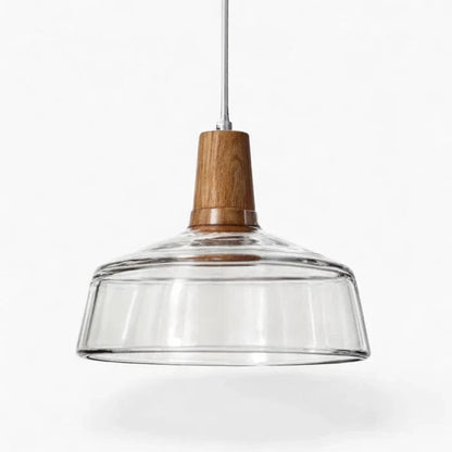 LumiCraft™ vintage kroonluchter van hout en glas – productafbeelding 11