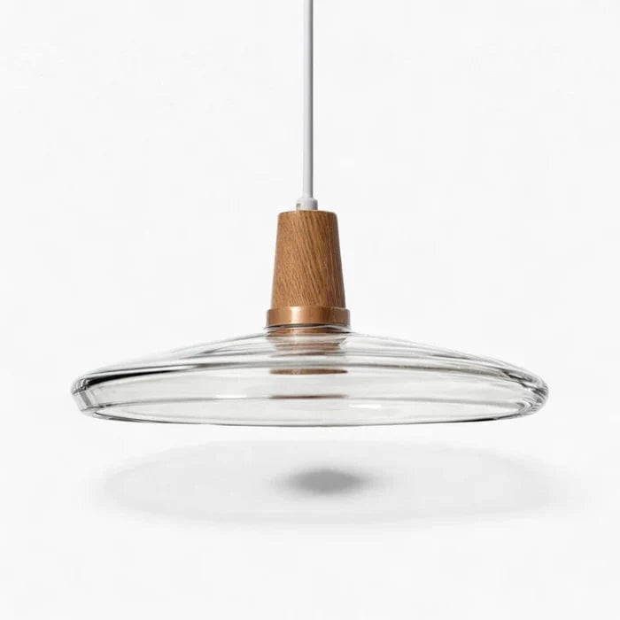 LumiCraft™ vintage kroonluchter van hout en glas – productafbeelding 12