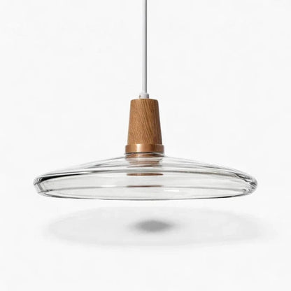 LumiCraft™ vintage kroonluchter van hout en glas – productafbeelding 12