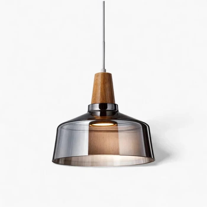 LumiCraft™ vintage kroonluchter van hout en glas – productafbeelding 13