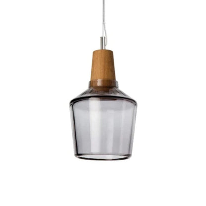 LumiCraft™ vintage kroonluchter van hout en glas – productafbeelding 14