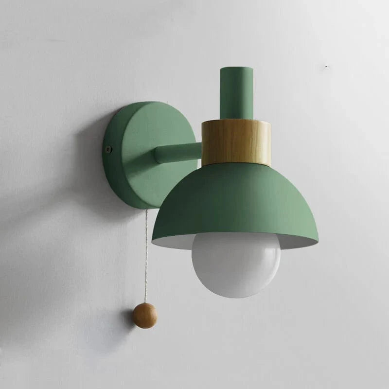 LumiChic™ Scandinavische wandlamp met houten accent – productafbeelding 10
