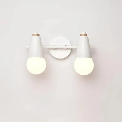 LumiAura™ minimalistische wandlamp met houten details – productafbeelding 1