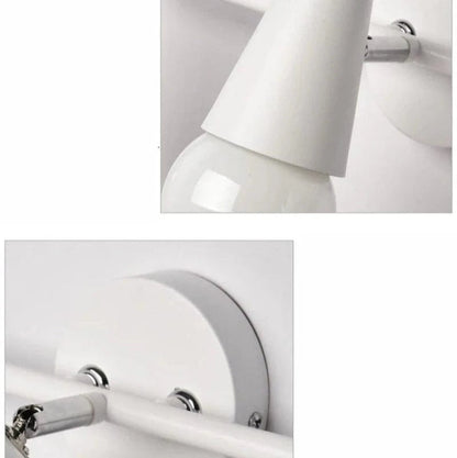 LumiAura™ minimalistische wandlamp met houten details – productafbeelding 4