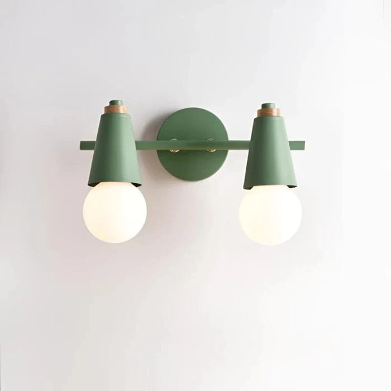 LumiAura™ minimalistische wandlamp met houten details – productafbeelding 6