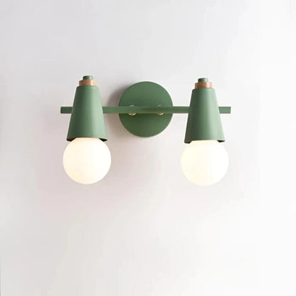 LumiAura™ minimalistische wandlamp met houten details – productafbeelding 6