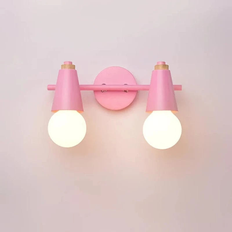 LumiAura™ minimalistische wandlamp met houten details – productafbeelding 7