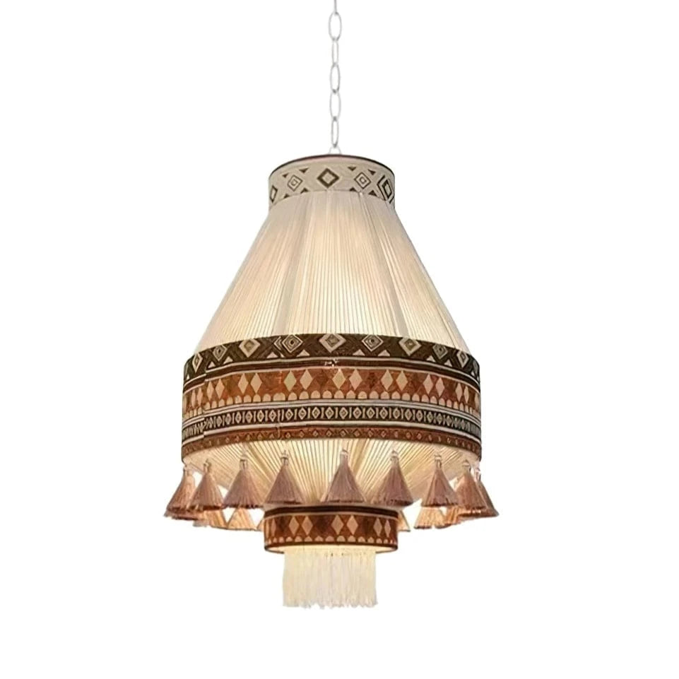 BohoGlow™ etnische boho hanglamp – afbeelding 1