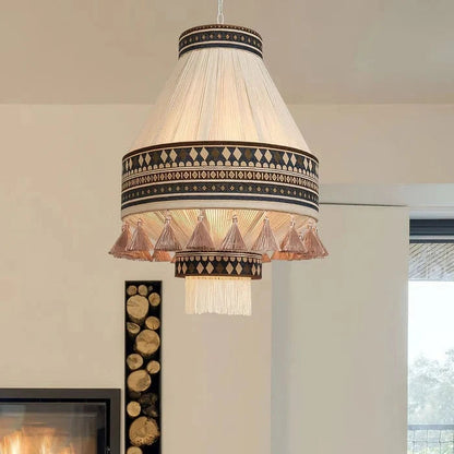 BohoGlow™ etnische boho hanglamp – afbeelding 3