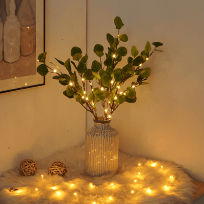 LumiGlow™ LED-lichtsnoer met olijftak- of bloesemontwerp – productafbeelding 8