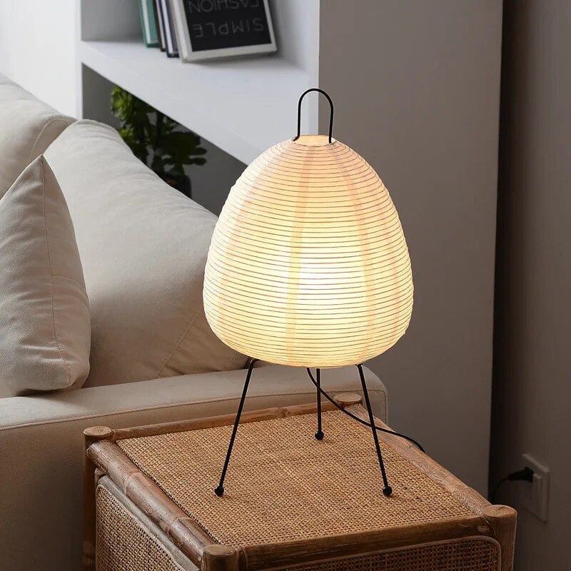 LumiGlow™ Japandi vloerlamp van rijstpapier – productafbeelding 2
