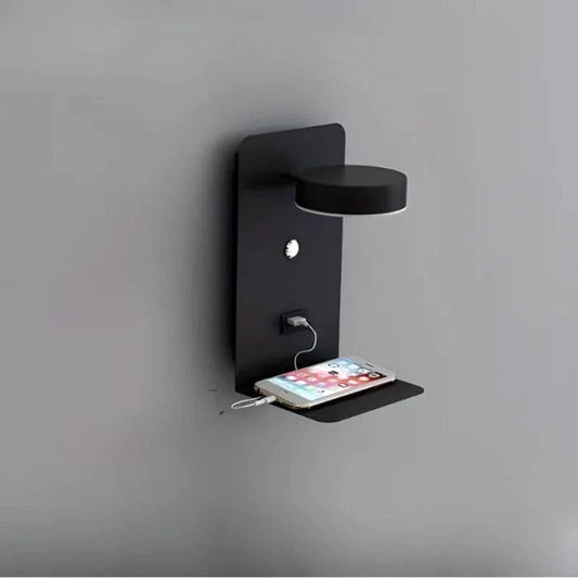 LumaNest™ dimbare bedlamp met USB-oplader – productafbeelding 1