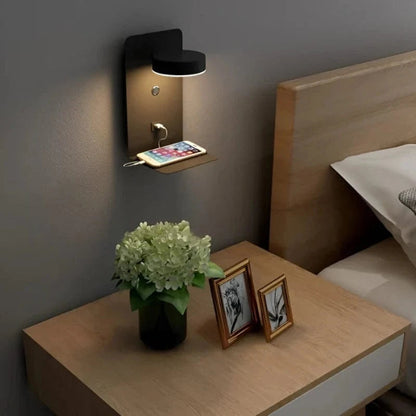 LumaNest™ dimbare bedlamp met USB-oplader – productafbeelding 3