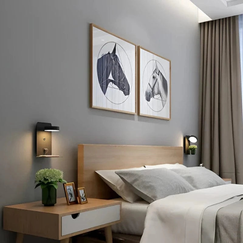 LumaNest™ dimbare bedlamp met USB-oplader – productafbeelding 5