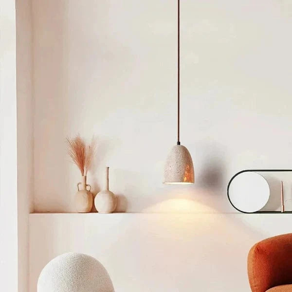 LumiStone™ travertin hanglamp met E27-fitting – productafbeelding 3