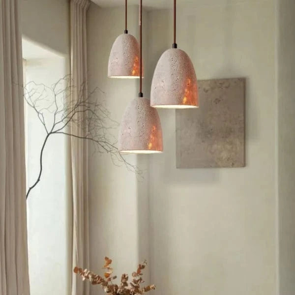 LumiStone™ travertin hanglamp met E27-fitting – productafbeelding 4