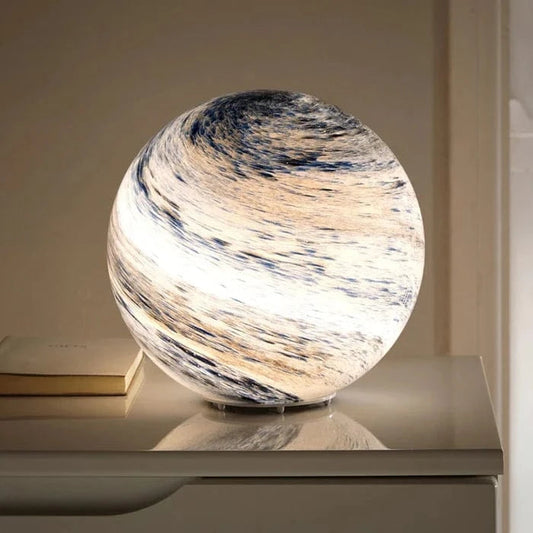 LunaSphere™ glazen maanlamp met 16 kleuren en afstandsbediening – productafbeelding 1