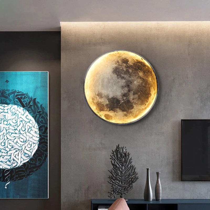 LunarHalo™ dimbare LED-maanlamp met afstandsbediening – productafbeelding 2
