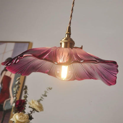 LotusGlow™ glazen lotus hanglamp voor keuken en eettafel – productafbeelding 3